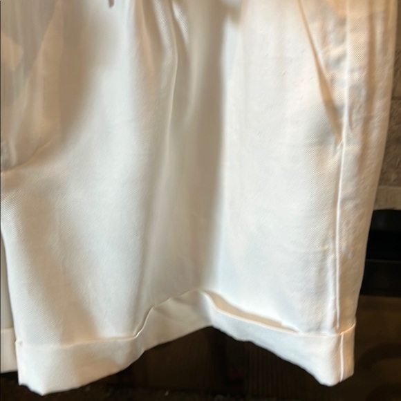 Forever 21 White High Waist belted Women's Shorts size Large - Picture 8 of 10